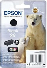 Epson 26 Polar Bear Black Genuine Claria Premium Ink Cartridge T2601 view 2