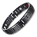 Hottime 316L Stainless Steel Elegant Magnetic Therapy Bracelet Pain Relief for Arthritis and Carpal Tunnel
