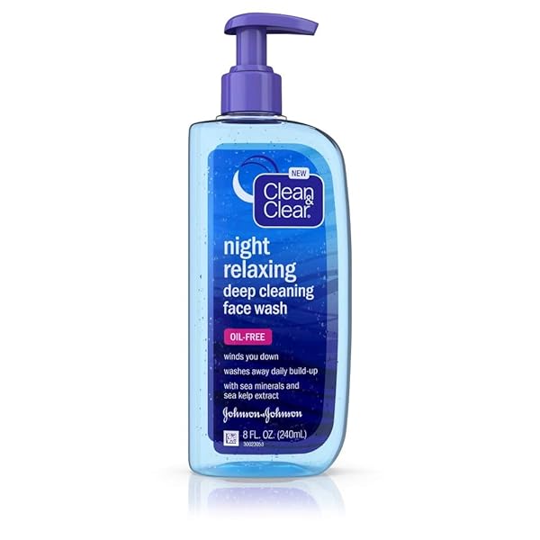 CLN&CLR NIGHT RELXNG FACE SIZE 8Z CLEAN & CLEAR NIGHT RELAXING FACE WASH 8Z