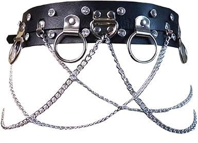 goth chain belt