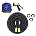 NaturoHose New {IMPROVED} Expandable Garden Hose (25ft,50ft,75ft 100ft) Flexibal Portable Water Hose With 8 Pattern Spray Nozzle (25FT)
