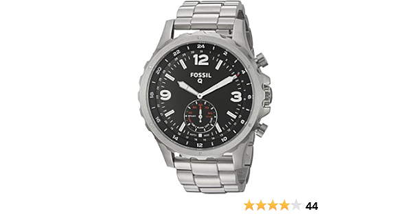 Smartwatch Híbrido Fossil Q Nate FTW1123 Plata : Amazon.com.mx: Ropa,  Zapatos y Accesorios