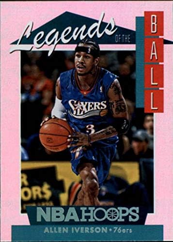 2018-19 Panini Hoops Legends of the Ball #11 Allen Iverson Philadelphia 76ers NBA Basketball Trading Card