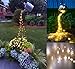Solar String Lights, Ankway 200 LED Fairy Lights 8 Modes 3-Strands Copper Wire 72 ft Waterproof IP65 Solar String Lights Outdoor Indoor Patio Garden Christmas Decorative (Warm White)