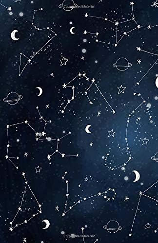 Bullet Journal: Galaxy Constellations Sky Notebook, Dotted Grid, (5.5 x 8.5)