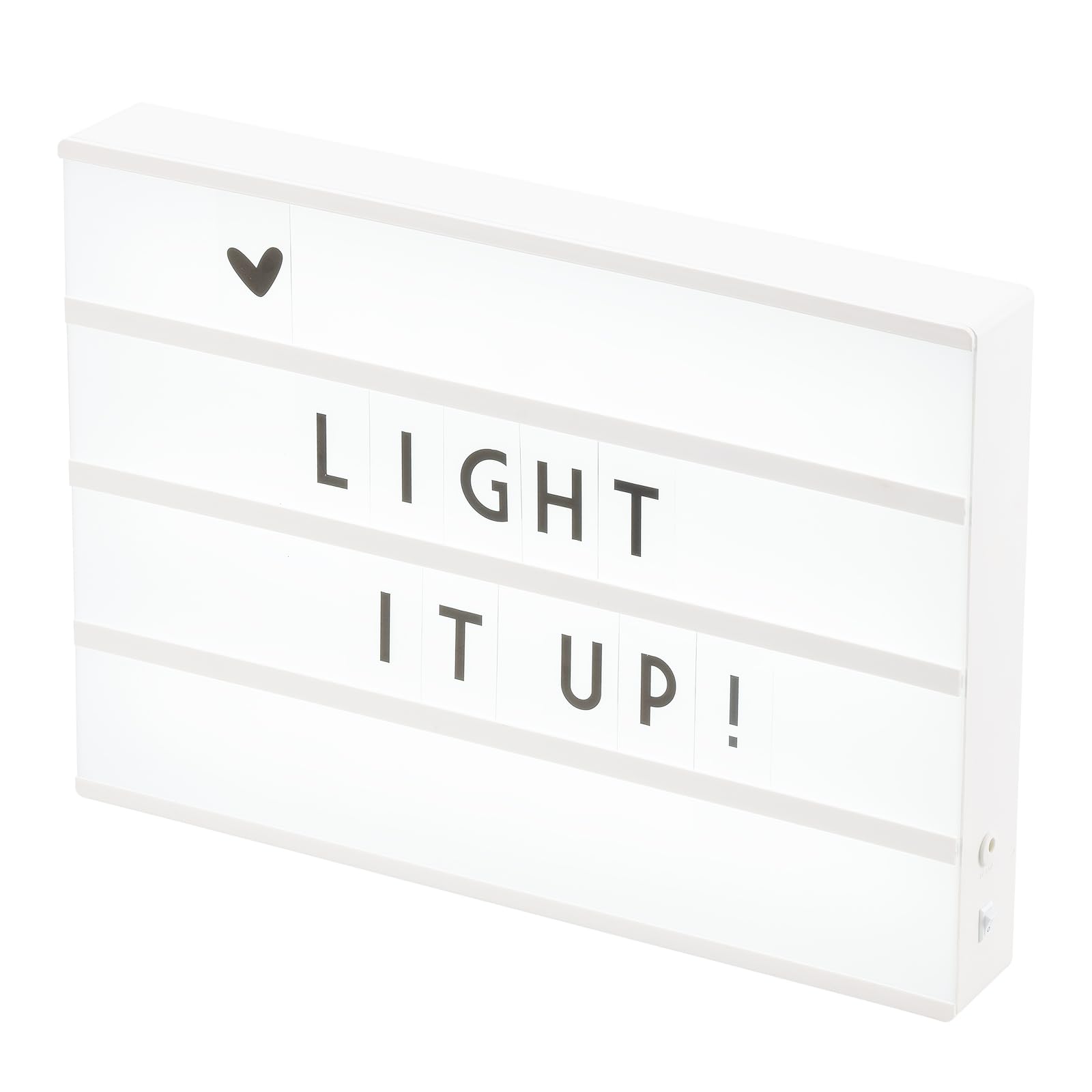 Vaessen Creative A3 Size Light Box Including 85 Symbols, White