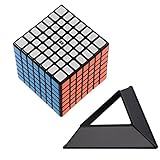 MoYu MF7 7x7x7 Speed Professional Magic Cube with Display Stand Fast Turning and Easy Throws 3D Brain Teasers Puzzles for Adults