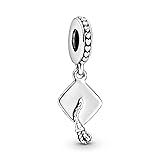 polengju Graduation Cap Dangle Charm Sterling