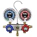 Mastercool 83272 R1234yf 2-Way Manifold Gauge Set with 72