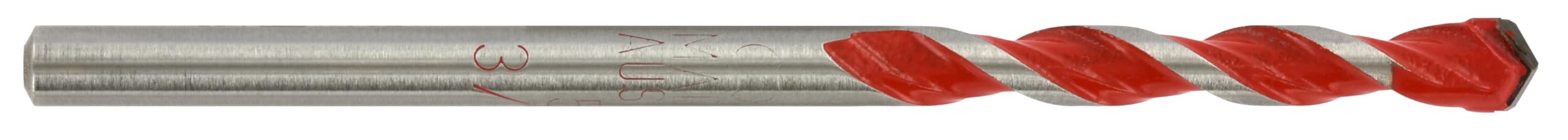 Tivoly 10913020500 Technic 2 in 1 Pack of béton-carrelage Drill 5 mm Diameter, Red