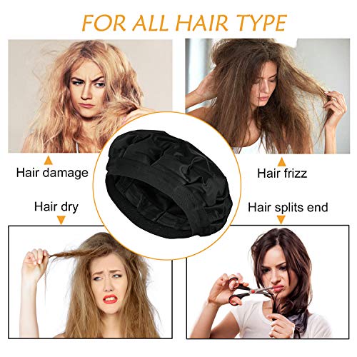 Deep-Conditioning-Hair-Treatment-Cap-Cordless-Microwavable-Heat-Hat-for-Steaming-Hair-Styling-Cap-Heat-Therapy-Thermal-Spa-Hair-Steamer-Gel-Cap-Black