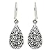 NOVICA Artisan Handmade .925 Sterling Silver Dangle Earrings Unique Thai Thailand 'Forest Tear'