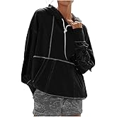 Chunersha Womens 2025 Fall Oversized Casual Hoodies Trendy Hooded Sweatshirts Y2k Winter Pullover Tops With Pockets