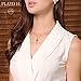 PLATO H Cute Crystal Necklace 925 Sterling Silver Pretty Fish Pendant Necklace Woman Jewelry Neckalce Gift Woman Fashion Necklace, 18