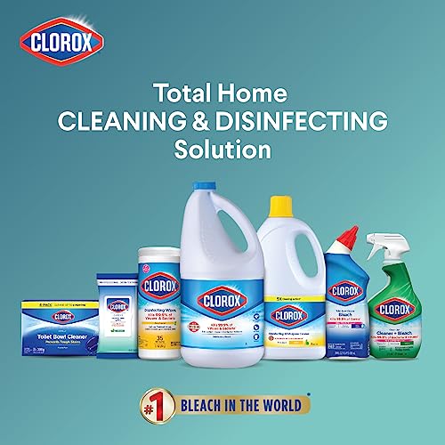 CLOROX TOILET BOWL CLEANER CLINGING BLEACH GEL, OCEAN MIST, 24 FLUID OUNCES (PACKAGE MAY VARY)