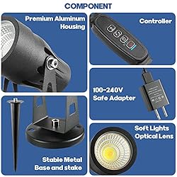 Junview 2 Pack LED Spot Lights Indoor