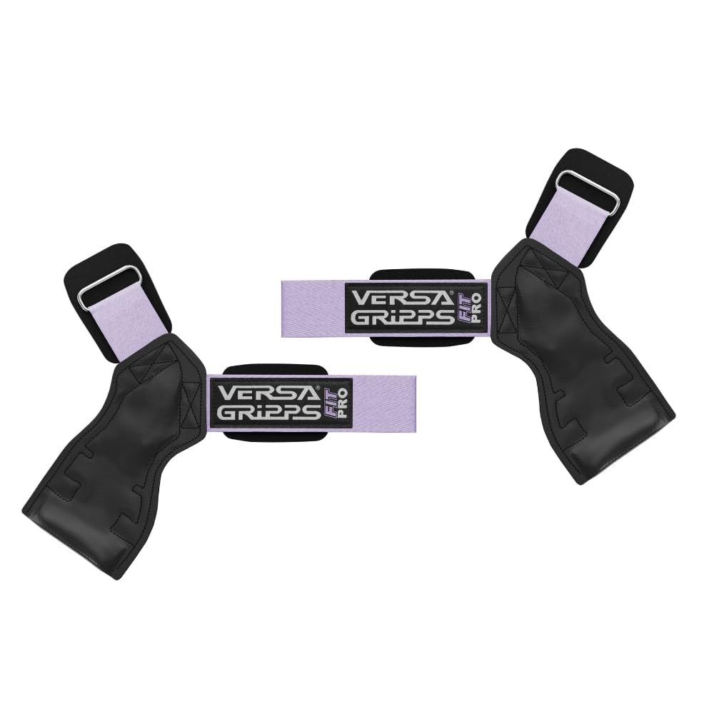 Versa Gripps® Fit Pro, Made in the USA, Wrist Straps for Female Athlete, the Best Training Accessory, Lilac, S