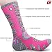 Gosuban 2 Pairs Antiskid Wicking Outdoor Multi Performance Hiking Cushion Socks for Men and Women, Assort Colors(2 Pack Pink)