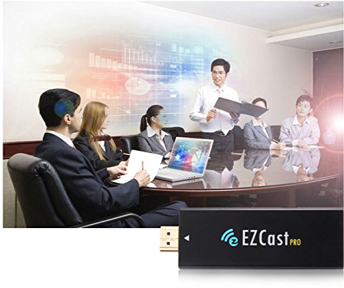 Logitech Easy-Switch K811 BlueTooth KeyBoard EZCast PRO Mirror2TV Adapter for Miracast/DLNA/Airplay Mirroring & Streaming Connections up to 300Mbps! (Android 4.2+ Required)