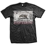 ENDO Apparel California Flag Right to Keep and Bear Arms Infringed Men’s T-Shirt Large Heather Black, Online Clothing Store