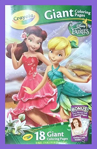 Crayola Disney Fairies Giant Color Pages