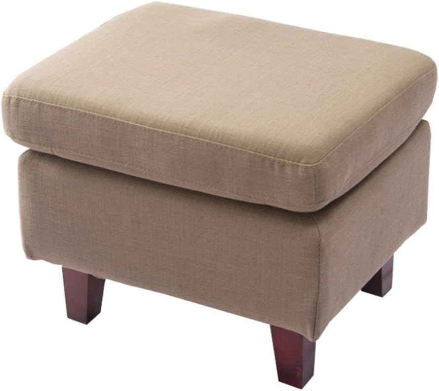 QTQHOME Storage Low Stools Sitting Cushion Feet Stool Practical Ottoman