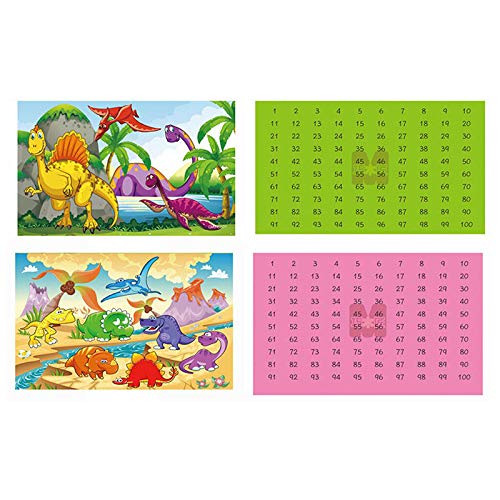 Dinosaur Puzzle,3 to 12 Year Wooden Puzzles 60 Pieces Puzzles for Kids Ages 3-12 Dino Toys 2 Pack Boys Girls Gift - Thumbnail 5