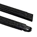 Westin Wade 72-40451 Truck Bed Rail Caps Black Smooth Finish without Stake Holes for 2002-2009 Dodge Ram 1500 2500 with 6.5ft bed (Set of 2)