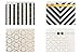 Blu Monaco Decorative File Folders - 1/3 Cut Tabs Gold File Folders - Letter Size - Set of 12-3 Each of 4 Cute File Folders Patterns with Gold Foil