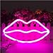 Lip Shaped Neon Sign