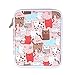Teamoy Organizer Case for Interchangeable Circular Knitting Needles, Crochet Hooks and Knitting Accessories, Keep All in Place and Easy to Carry, Cats Pink (No Accessories Included)