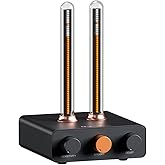 Fosi Audio Music Visualizer, Sound Pickup Spectrum Analyzer, Vintage Tube RGB Ambient Light, Microphone Voice Picking Volume 