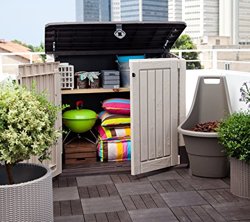 Keter Store-It-Out MIDI Outdoor Resin Horizontal Storage 