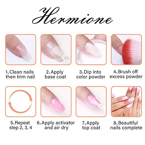 Nail Dipping Powder - 1.05oz x 4 Colors Large Capacity Dip Powder Set for French Manicure Nail Art