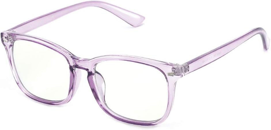 Cyxus Blue Light Blocking Computer Glasses Retro Square Clear Lens Eyeglasses Frame