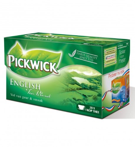 Pickwick English Tea Blend, 20 Tea Bags Per Packages, (Pack of 4)