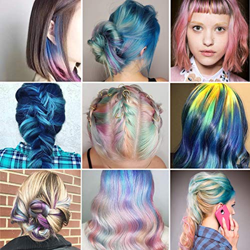 image for MSDADA Hair Chalk for Girls Birthday Gifts,Temporary Bright Washable H