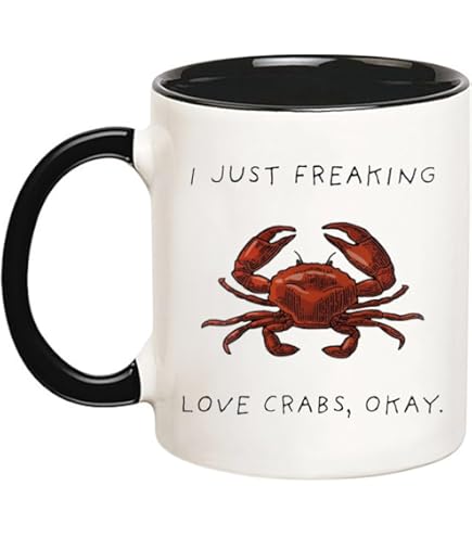 Amazon.com: MUGBREW Blue Crab Ceramic Coffee Mug Tea Cup, 11 OZ : Home &  Kitchen