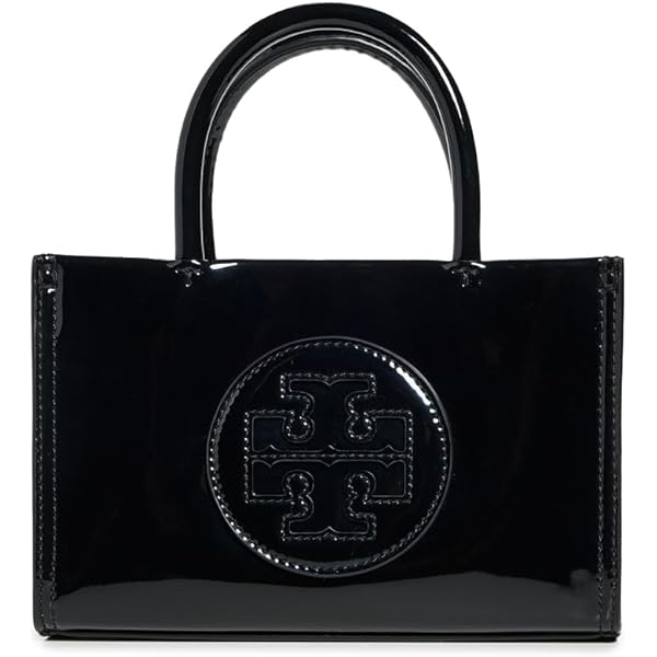 なお【新品】TORY BURCH ELLA BIO SMALL TOTE Small Ella Bio Patent Tote: Women's Handbags | Tote Bags