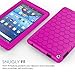 MoKo Case for Fire 2015 7 inch - [Honey Comb Series] Shock Proof Soft Silicone Back Cover [Kids Friendly] for Amazon Fire Tablet (7