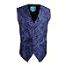 EGC1B01-03 Multi Mens Paisley Waistcoat Woven Microfiber S-3XL Vest By Epoint