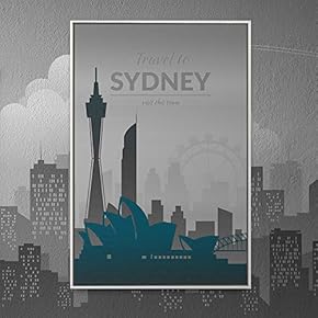 Framed Canvas Wall Art for Living Room, Bedroom City Architecture Canvas Prints for Home Decoration Ready to Hang - 16x24 inches