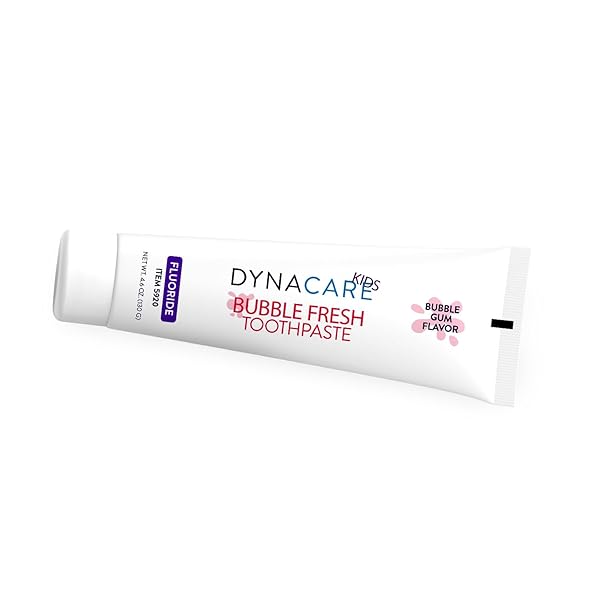 DYNACARE BUBBLE FRESH FLUORIDE KIDS TOOTHPASTE, BUBBLEGUM FLAVOR,...