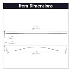 Belwith-Keeler B076154-MB Channel Pull 12 inch
