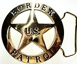 U.S. BORDER PATROL BADGE BELT BUCKLE
