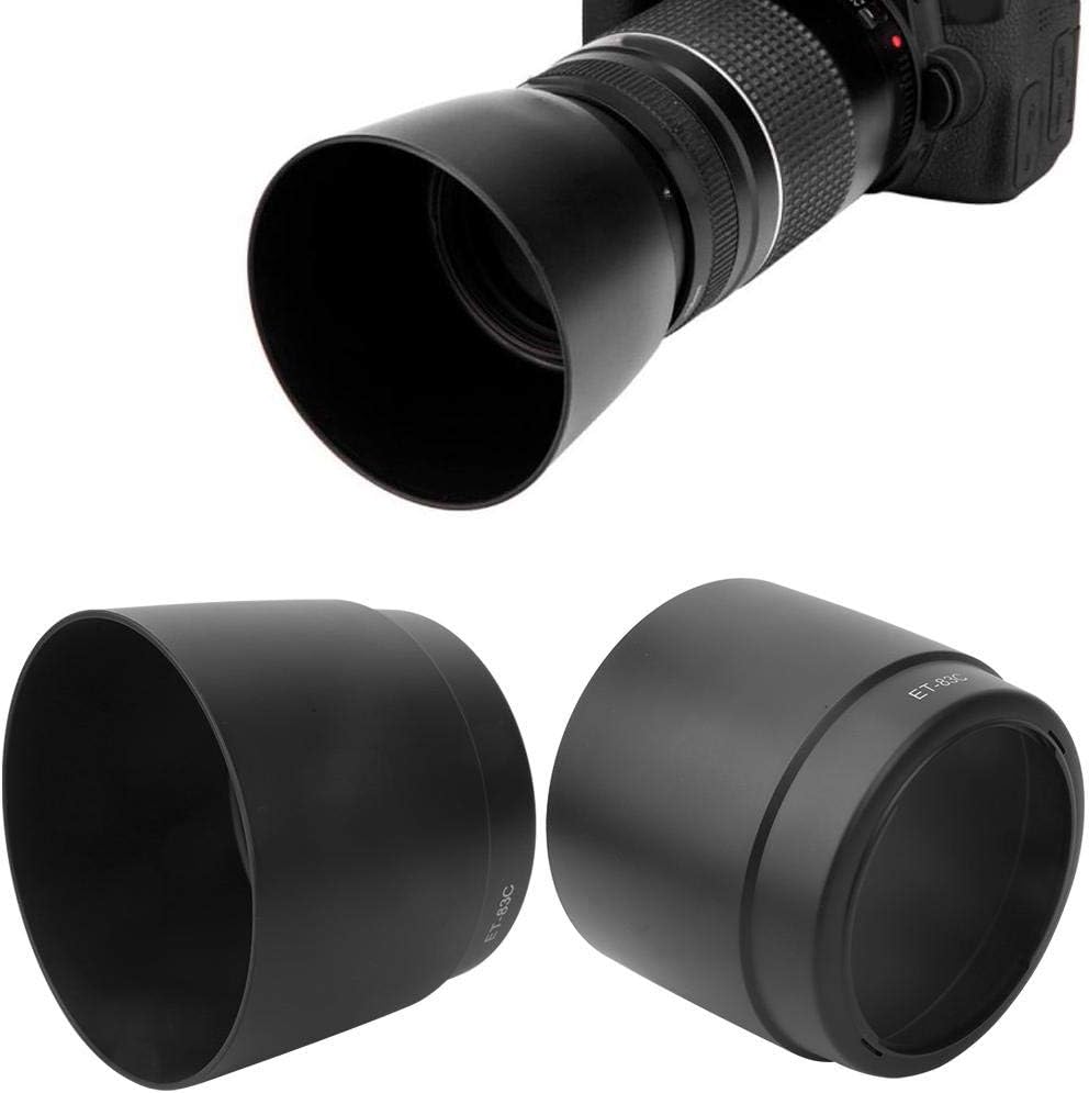 VBESTLIFE ET-83C Camera Lens Hood, Durable and Wear-resistant Black Plastic Mount Lens Hood for Canon EF 100-400mm f/4.5-5.6L Lens - Image 4