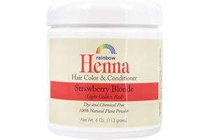 Rainbow Research Henna Hair Color and Conditioner Persian Strawberry, 4 Ounce