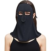 Neck Gaiter Face Mask Sun Protection Balaclava Bandanas Full Face Scarf Covering UPF50+ Sunscreen Mask With Ear Loops