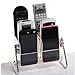 HQdeal Clear Desktop Remote Control Holder/Organizer Media Storage - Holds up to 6 Remotes