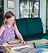 HearthSong® Versatile Portable Large Wooden Lap Weaving Loom - Maple Hardwood - Tapestry Needle and Accessories - Crafts for Kids - 18.5 H x 14.5 W